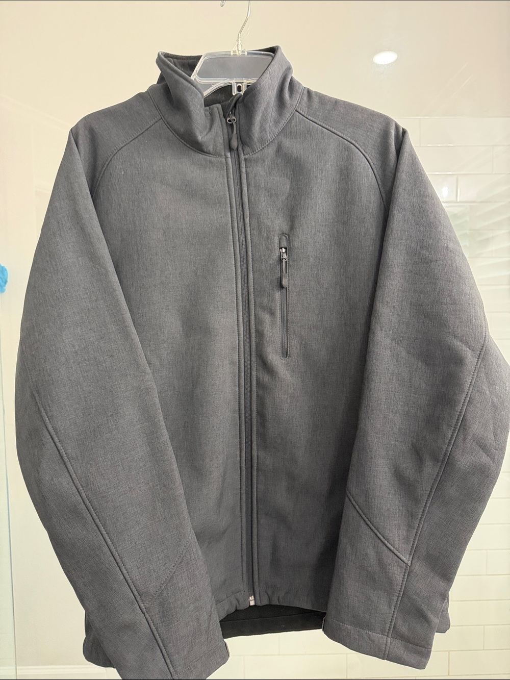 Kirkland Signature Dark Gray Zip-Up Performance Jacket